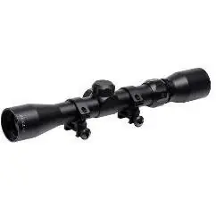 Truglo 2-7x32 Trushot Riflescope With Weaver Rings, Duplex Reticle, Matte Black Finish