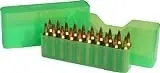 J-20 Slip Top Lld Series 20-round Clear Green Ammo Case