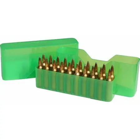 J-20 Slip Top M Series 20-round Ammo Case In Green