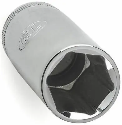 Metric Deep Socket, 6-point, 1/2 In. Drive, 20mm