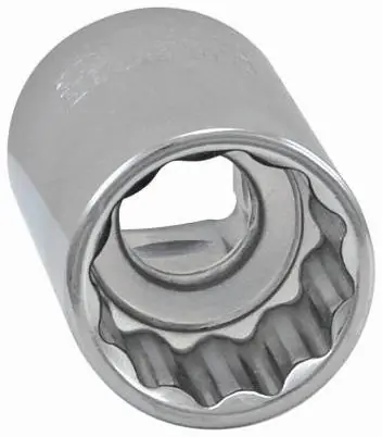 Metric Socket, 12-point, 1/2 In. Drive, 20mm
