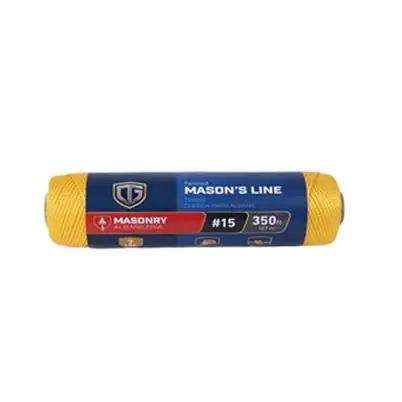 Nylon Mason Line, Twisted, Gold, 15 X 350 Ft.