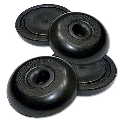 Non-skid Pads, Black, Round, 1-1/8-in., 4-pk.