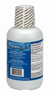 Eyewash, Screw Cap, 16 Oz.