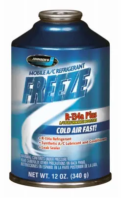 R134a Auto A/c Refrigerant With Boosters, 12-oz.