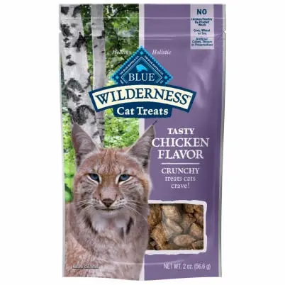 Cat Treats, Wilderness Crunchy Chicken, 2 Oz.