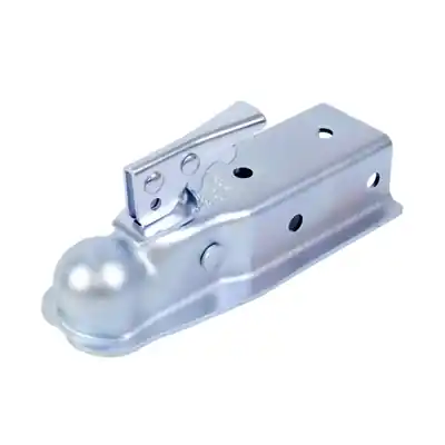 Tow Coupler, Zinc, 3,500 Lb. Capacity, Fits 2-1/2 In. Channel, 2 In. Ball