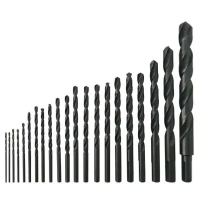 21-pc. Drill Bit Set, Black Oxide