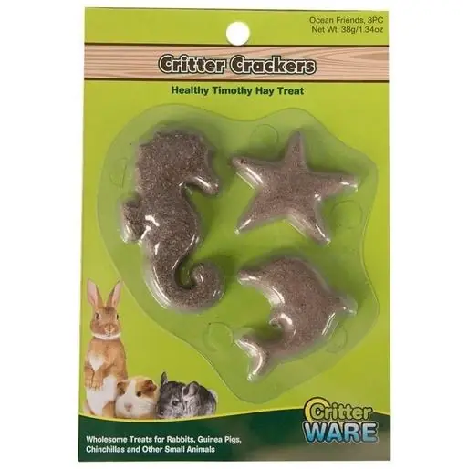 Critter Crackers, Ocean, Small Animals, 3-pc.