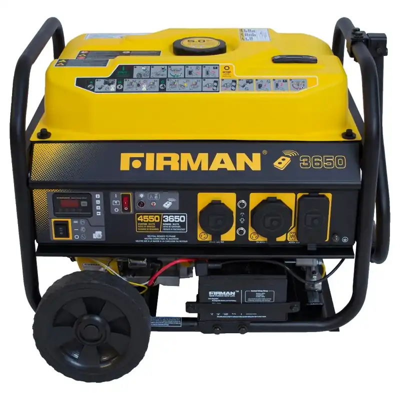 Portable Generator, Gas, Remote-start, Carb Certified With Wheel Kit, 4550/3650-watt