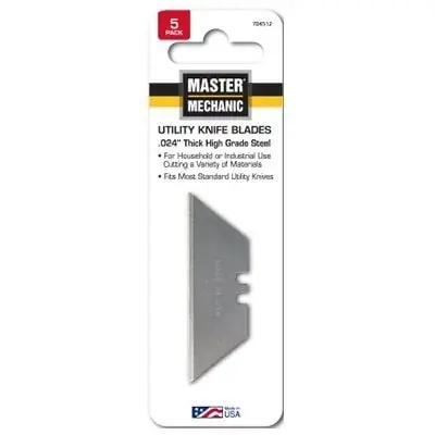 Accutec Blades Inc Mm 5pk Util Knife Blade 20 Pack