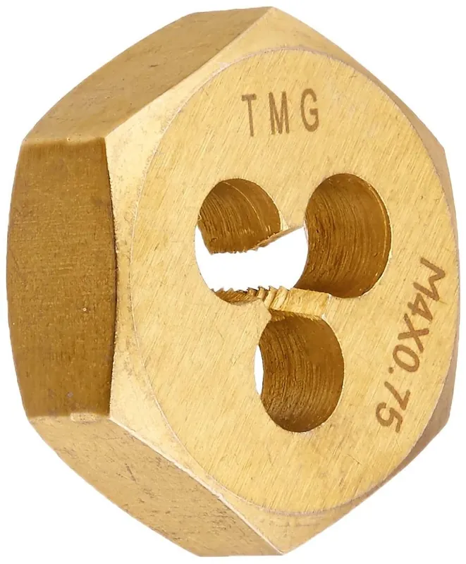 4mm-.75 Metric Hex Die For Precision Threading