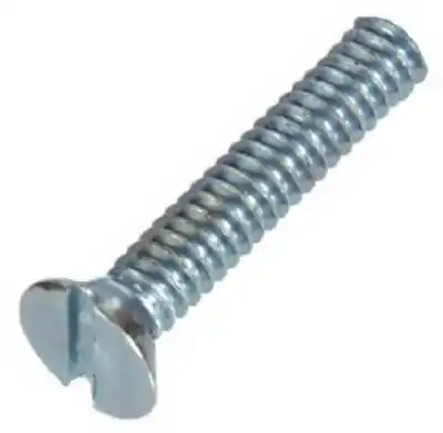 Machine Screws, Slotted Round Head, Zinc-plated, 1/4-20 X 1-1/2-in., 100-pk.