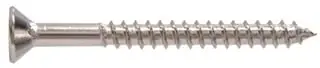 Fasteners 8" X 1-1/2" Flat Head Phillips Wood Screws - Nickel Finish