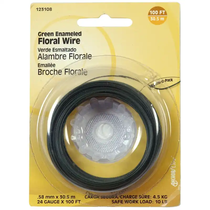24-gauge Floral Picture Hanging Wire - 100 Feet Roll