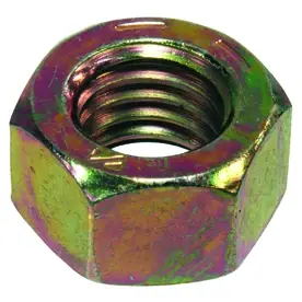 The Hillman Group 100-count 3/8-in-24 Yellow Zinc Standard (sae) Hex Nuts