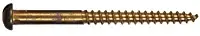 141-j Right Hand Wood Screw Brass 12" X 1.5" - Refill Option Available