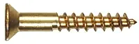 4" X 5/8" Flat Head Brass Wood Screws - Model 1899n