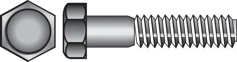 Hillman 3/8 In. Dia. X 12 In. L Zinc Plated Steel Hex Bolt 50 Pk