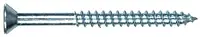 12x2 Flat Head Slot Wood Screws - Steel Fasteners For Woodworking