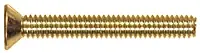 1/4" X 1" Flat Head Brass Machine Screws - Model 157-k