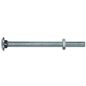 The Hillman Group 25-count 10-24 X 2-1/2-in Zinc-plated Carriage Bolts