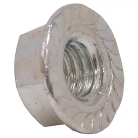 The Hillman Group 15-count 7/16-in Zinc-plated Standard (sae) Serrated Flange Lock Nuts