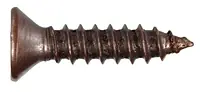 6 X 3/4 Inch Brass Flat Phillips Decorative Screw - Model 215-c