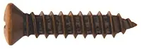 The Hillman Group 2853 8 X 3/4-inch Oval Head Antique Brass Decorative Sheet Metal Screw, 30-pack