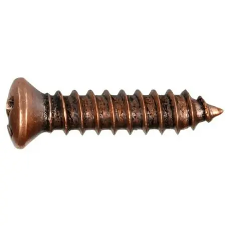 The Hillman Group 2858 6 X 5/8-inch Oval Head Black Chromate Decorative Sheet Metal Screw 40-pack