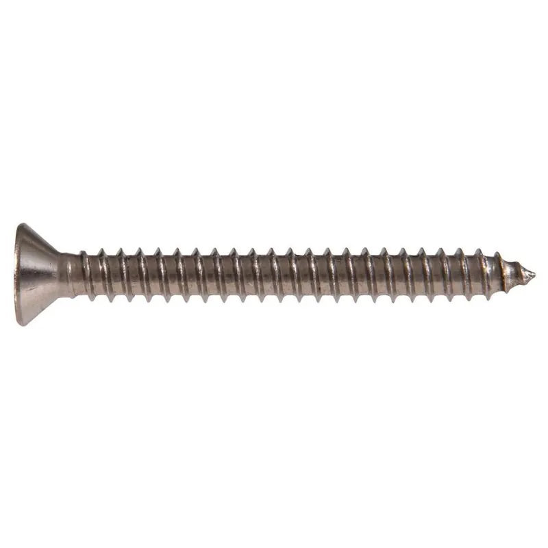 8 1 In. Phillips Flat-head Sheet Metal Screws (20-pack)