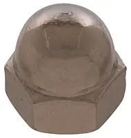 The Hillman Group 3-count 3/8-in Stainless Steel Standard (sae) Cap Nuts