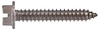 Sheet Metal Screws The Hillman Group Screws 8 1 In. Slotted Hex-head Sheet Metal Screws (20-pack) 3161