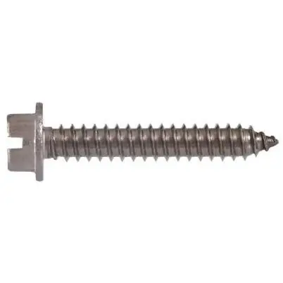  10 3/4 In. Slotted Hex-head Sheet Metal Screws (15-pack)