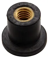 The Hillman Group 10-count 1/4-in- 20 X 3/4-in Rubber Standard (sae) Well Nuts