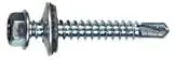 The Hillman Group The Hillman Group 3693 1/4-14 X 2 In. Self Drill Sheet Metal Screw With Neoprene Washer (5-pack)