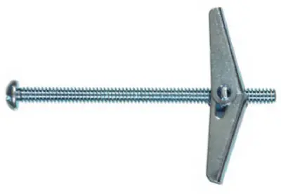 50-pk., 1/8 X 4-in. Round Head Toggle Bolt