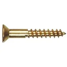 Flat Head Wood Screws 12 X 3/4 Inch, 100 Count