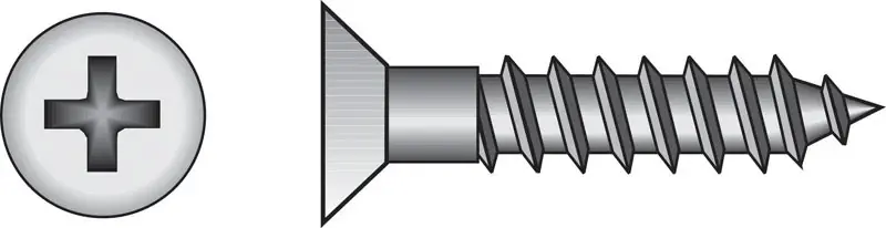 No. 12 X 3-1/2 In. 31 L Phillips Zinc-plated Wood Screws 100 Pk