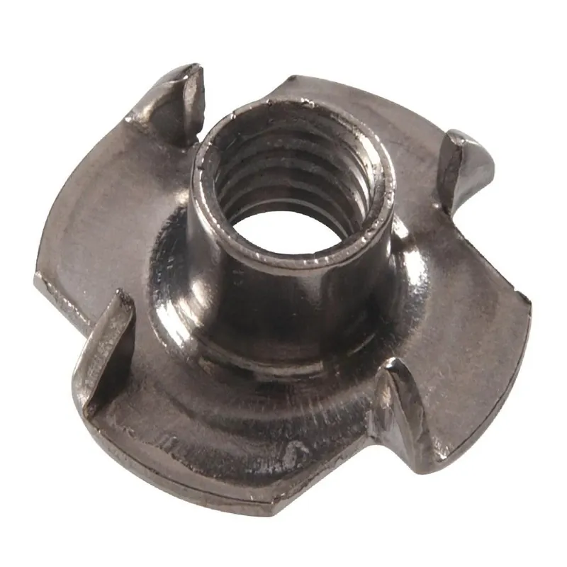 1/4-20 X 5/16 In. X 3/4 In. Stainless-steel Pronged Tee Nut (25-pack)