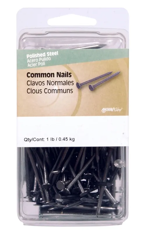 Polish Common Nails 6d, 1-pound Fasteners For Construction