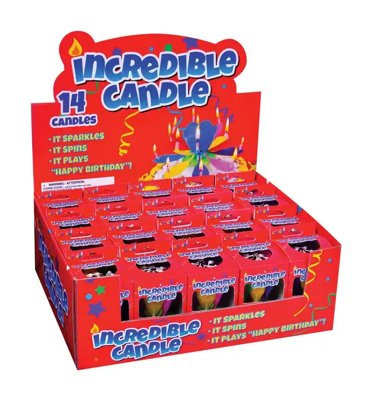 Incredible Candle Celebration Birthday Candle Plastic 1 Pk