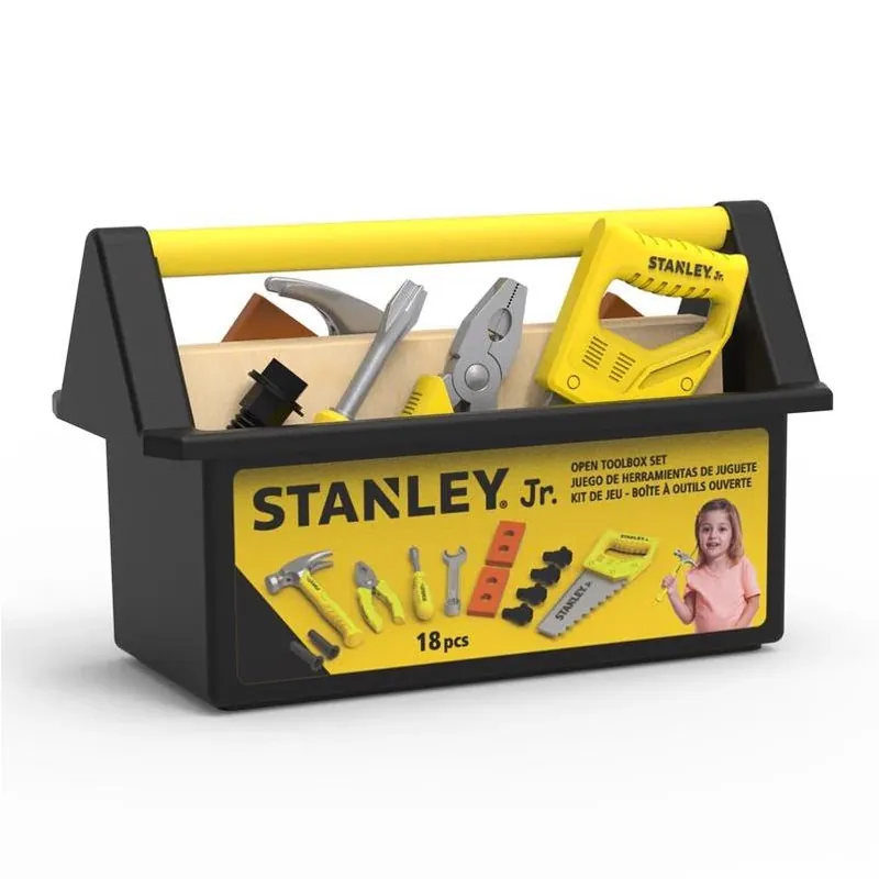 18‑piece Multicolor Pretend Play Toolbox Set