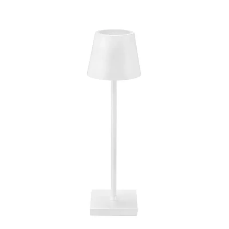 Matte White 15‑inch Table Lamp – Globe Electric