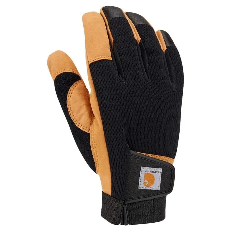 Men’s Dual‑use Grip Gloves – Black/yellow, Large