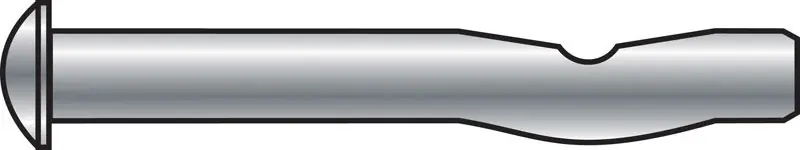 1/4 In. D X 3 In. L Steel Flat Head Spike Anchors 50 Pk