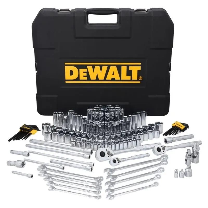 Toughseries 185‑piece Metric/sae Mechanic Tool Set – 1/4, 3/8 & ½‑inch Drives