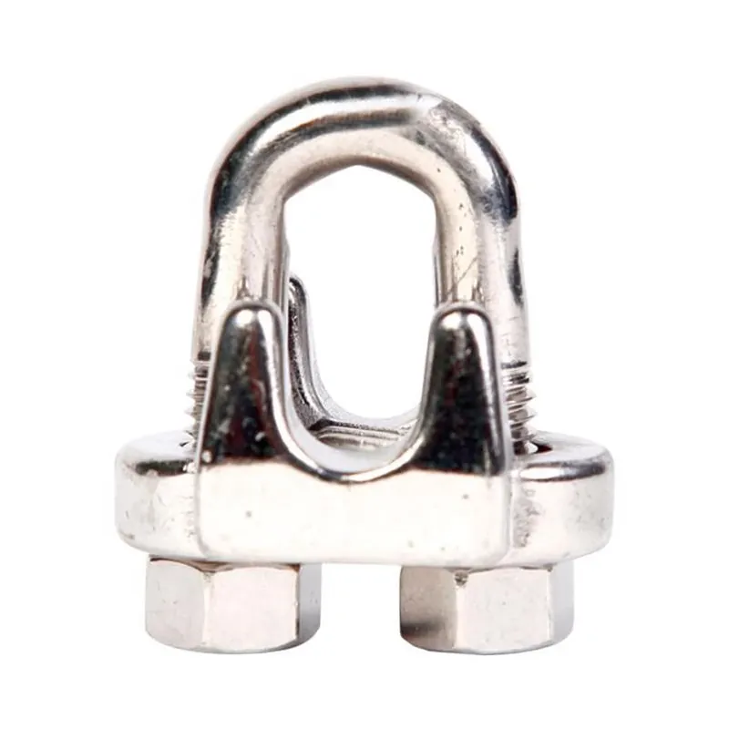 Polished Stainless Steel Wire Rope Clip – Heavy‑duty Cable Clamp