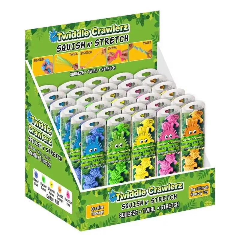 Twiddle Squish & Stretch Sensory Toy – Assorted Colors