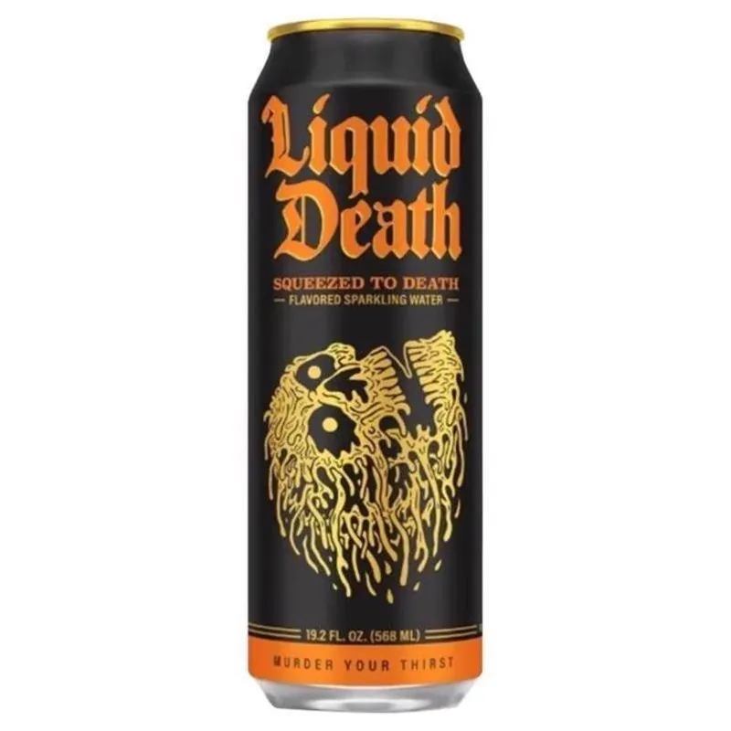 Squeezed To Death 19.2 oz Sparkling Mineral Water – Single Can